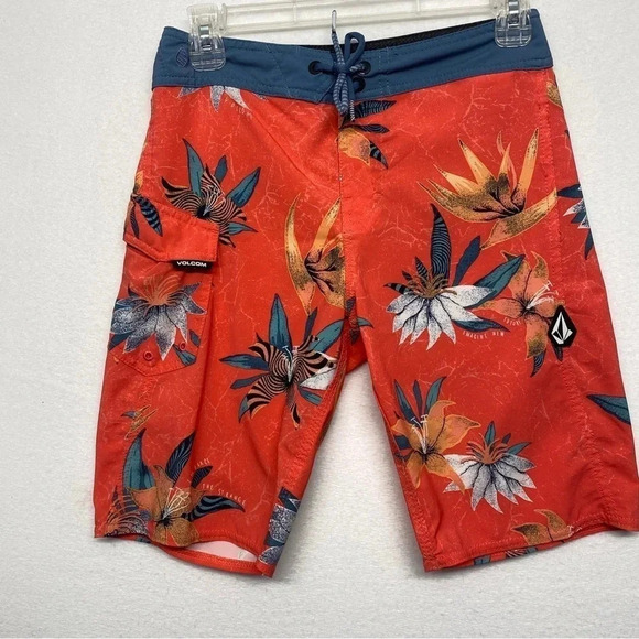 Volcom 27 / XS MEN’s Floral Swim Trunks Boardshorts - Picture 1 of 5